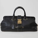 ルイヴィトン アンジェニューGM ハンドバッグ ブラック M91804 レディース スハリレザー ボストンバッグ 大きめ LOUIS VUITTON【中古】