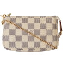 ルイヴィトン ミニ・ポシェット・アクセソワール バッグ ダミエ・アズール N58010 レディース LOUIS VUITTON【中古】