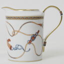 エルメス クリーマー シュヴァルドリアン ミルクピッチャー ミルクポット 陶器 300ml P009821P HERMES【未使用品】【中古】