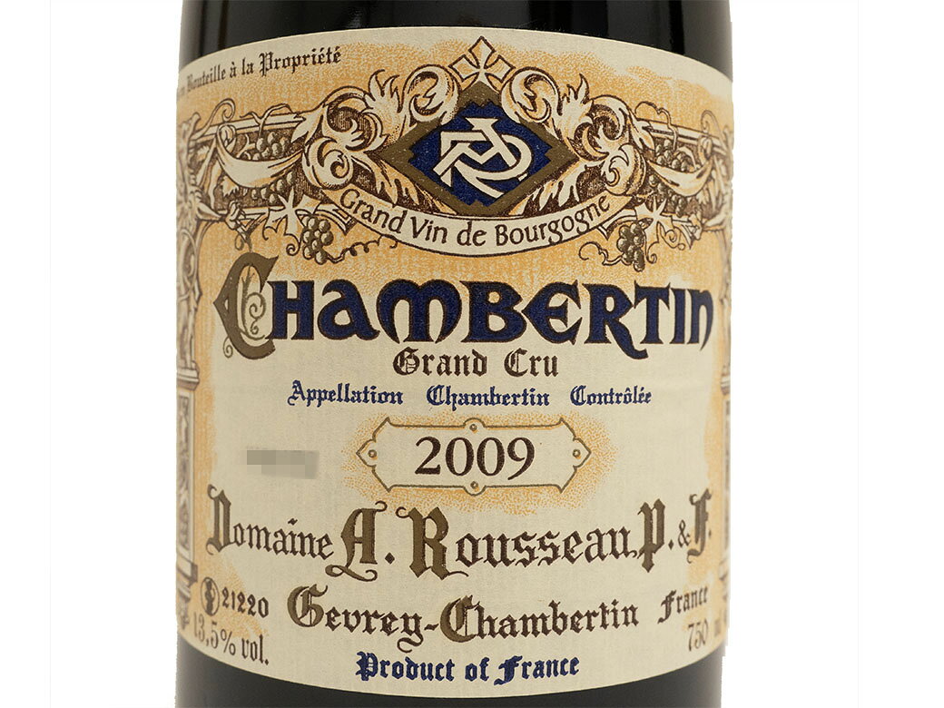 シャンベルタン グラン クリュ アルマン ルソー 2009年 赤ワイン 750ml 箱なし Chambertin Grand Cru【未開栓】【二次流通品】 auc-uprise-10006612 UPRISE サンプル画像2