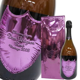 ドンペリニョン ロゼ 2008年 限定品 レディーガガ 箱付き 750ml 赤シャンパン ドンペリピンク DOMPERIGNON【未開栓】【中古】【二次流通品】