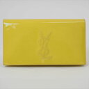 イヴサンローラン カサンドラ クラッチバッグ セカンドバッグ イエロー 361120 レディース パテントレザー YSL YVES SAINT LAURENT【...
