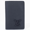 ルイヴィトン オーガナイザー・ドゥ・ポッシュ カードケース 名刺入れ ブラック M69979 メンズ LV アエログラム LOUIS VUITTON【中古】