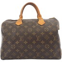 ルイヴィトン スピーディ30 ボストンバッグ M41526 モノグラム・キャンバス モノグラム レディース A4収納可 LOUIS VUITTON【中古】