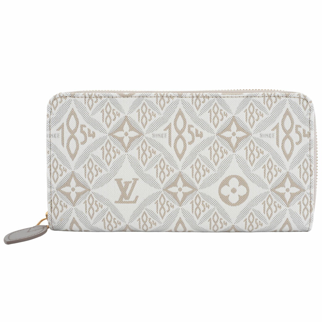 乐天商城 - ルイヴィトン LOUIS VUITTON 長財布 ラウンドファスナー ジッピーウォレット モノグラム ジャガード ホワイト M81172
