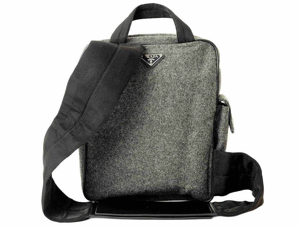 プラダ PRADA バッグ メンズ 中古 ボディバッグ 斜め掛け メッセンジャーバッグ ウ...