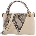 ルイヴィトン VトートBB ハンドバッグ N96236 アンプラント・レザー|パイソン クリーム レディース LOUIS VUITTON【未使用品】【中古】(4)