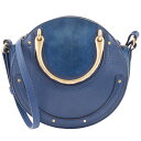 クロエ ピクシー 2WAY ハンドバッグ 3S1331 レザー|スエード ブルー レディース 小さめ ミニ ショルダー Chloe【中古】
