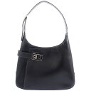 サルヴァトーレ フェラガモ ガンチーニ ワンショルダー バッグ AB-21 0169 レザー ブラック レディース Salvatore Ferragamo【中古】