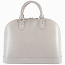 ルイヴィトン アルマPM ハンドバッグ M40621 エピ・レザー グレ ホワイト レディース グレー LOUIS VUITTON 【中古】