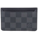 ルイヴィトン カードケース ネオ ポルト カルト N62666 ダミエ グラフィット ブラック メンズ LOUIS VUITTON 【未使用品】【中古】