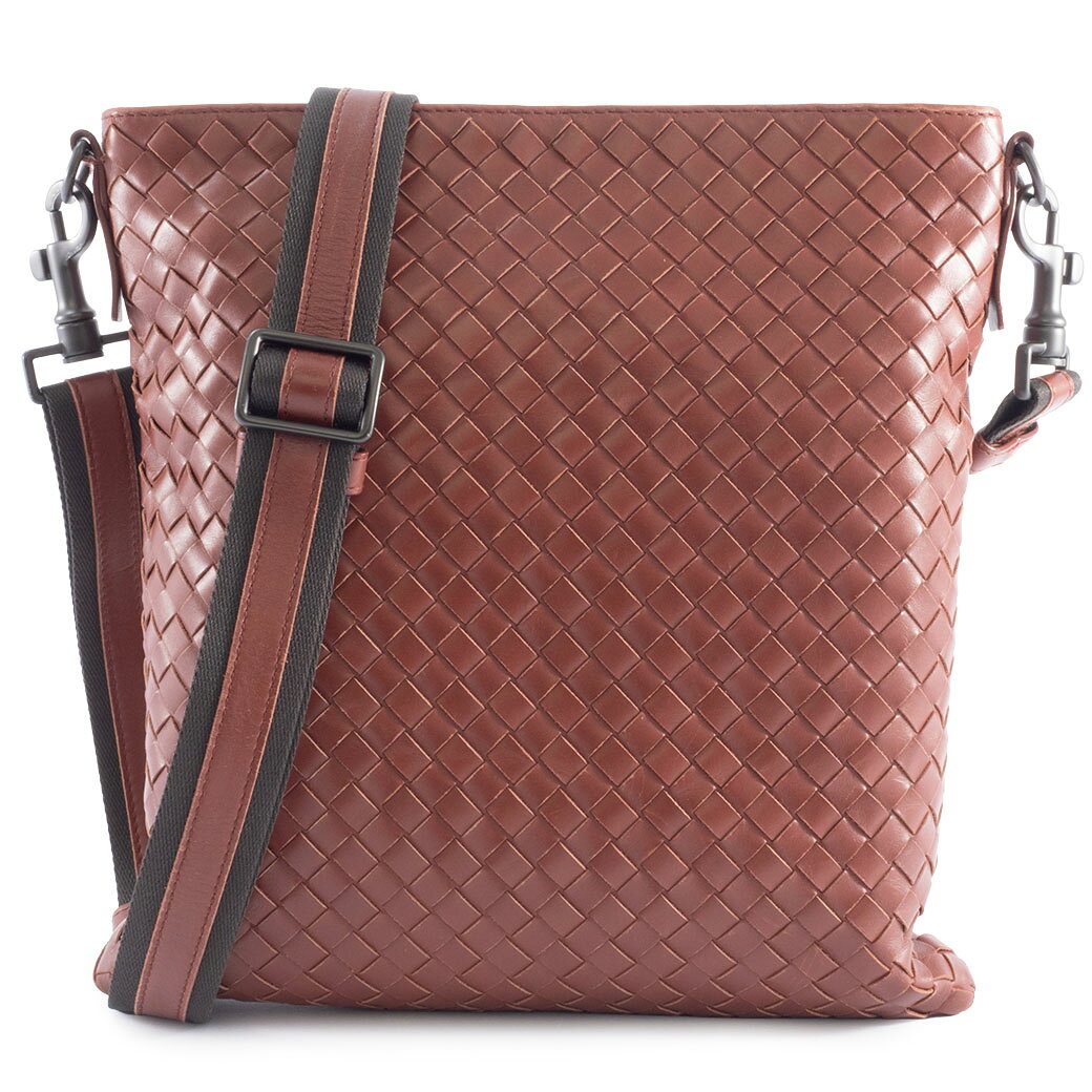 樂天商城 - ボッテガヴェネタ BOTTEGA VENETA バッグ イントレチャート ショルダーバッグ ブラウ クロスボディ 276357