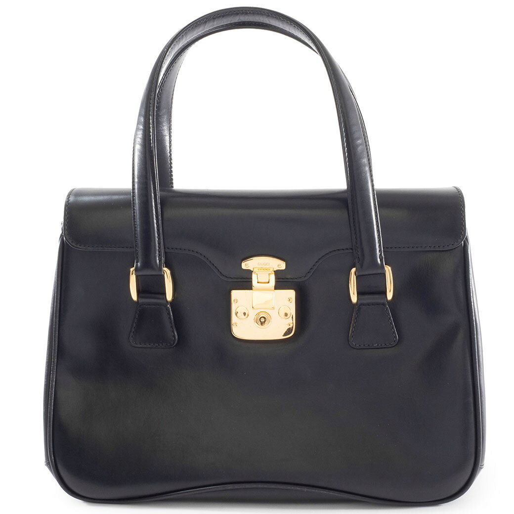 樂天商城 - グッチ GUCCI バッグ 中古 レディロック ハンドバッグ 000 46 0225 レザー ブラック レディース オールド ヴィンテージ