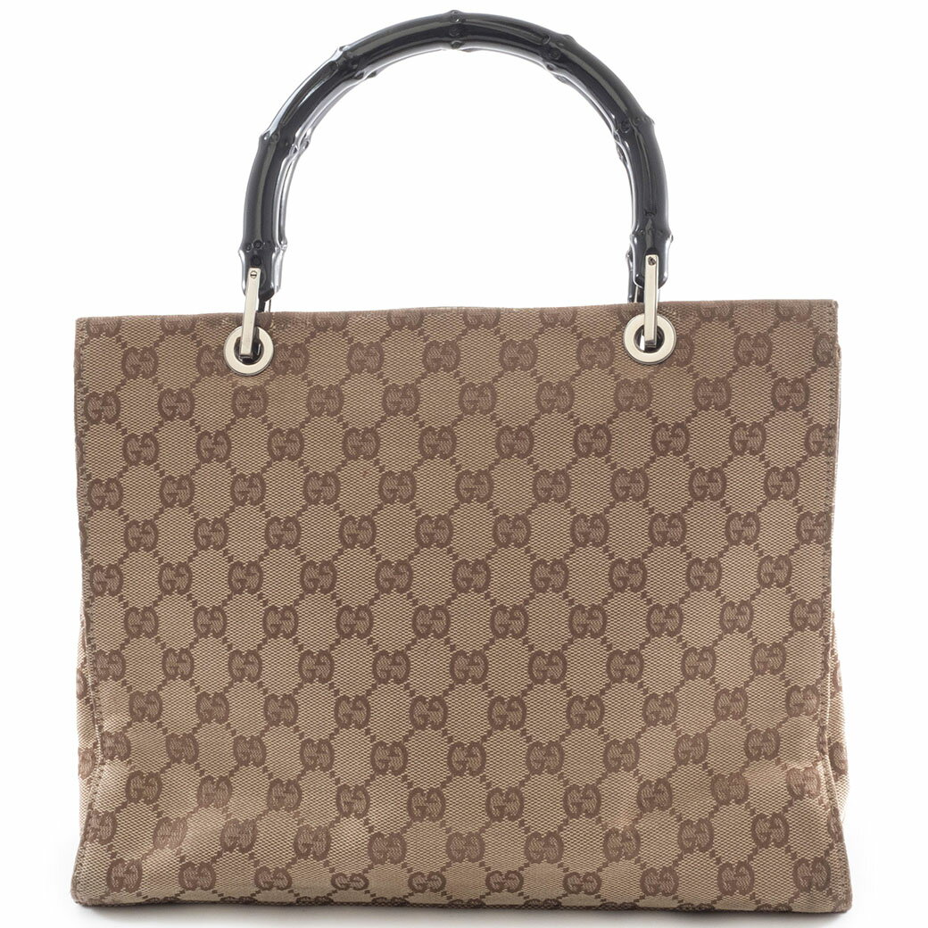乐天商城 - グッチ GUCCI バッグ 中古 バンブー 002 1016 キャンバス ベージュ ブラック
