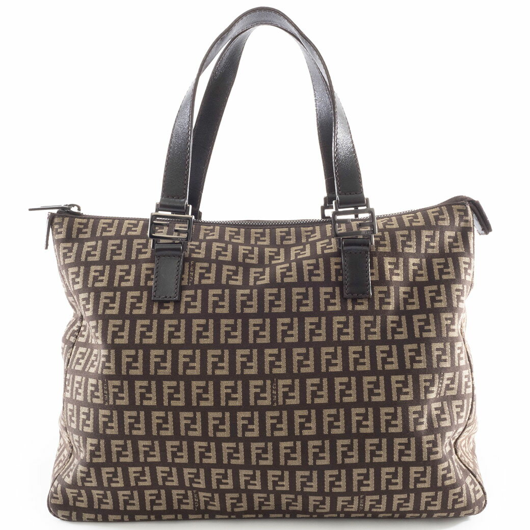 フェンディ FENDI バッグ ズッキーノ トートバッグ ブラウン ベージュ 8BH138