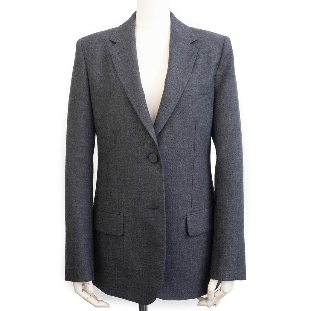 乐天商城 - グッチ GUCCI シングルブレスト レディース ジャケット アウター 783752 ウール グレー 中古
