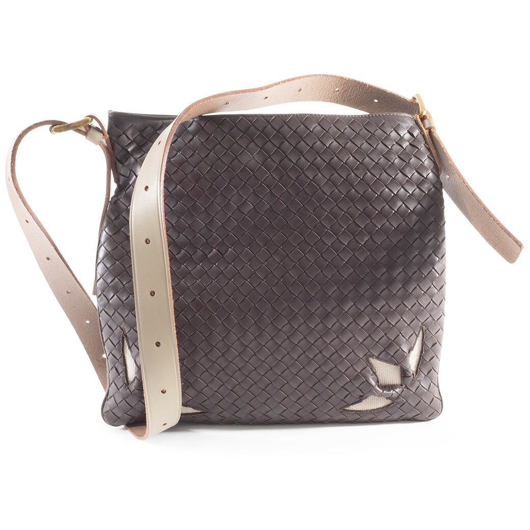 乐天商城 - ボッテガヴェネタ BOTTEGA VENETA バッグ 中古 ショルダーバッグ イントレチャート 170023 VACG2 2064 レザー ダークブラウン