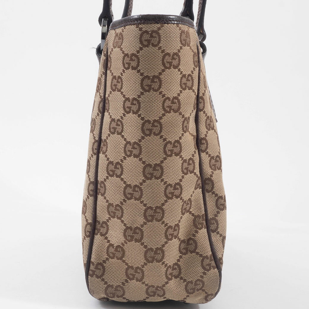 グッチ GUCCI バッグ 中古 トートバッグ GG キャンバス 113019 レザー ブラウン A5 収納