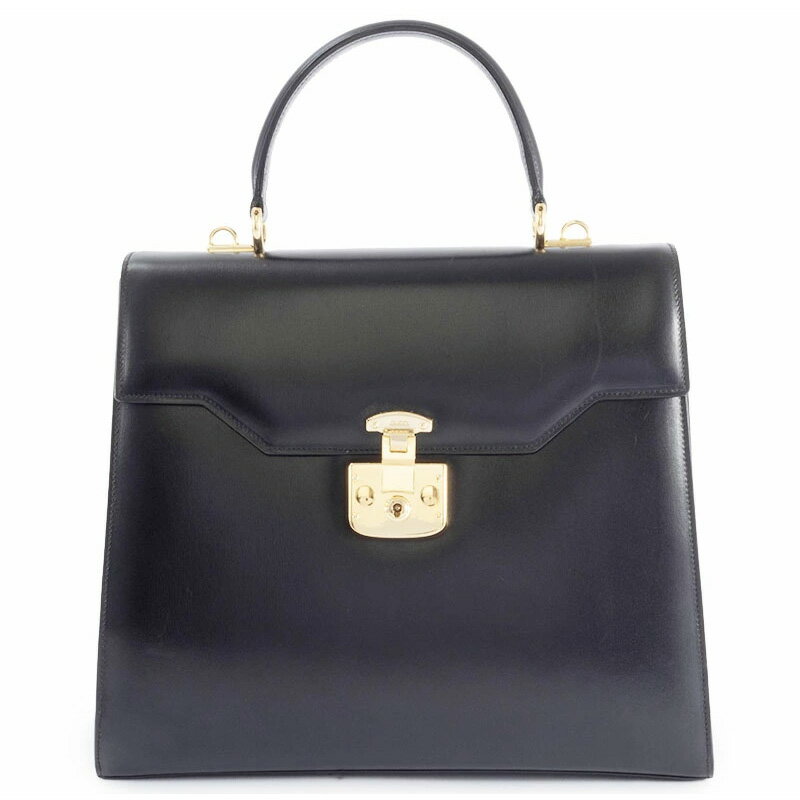 樂天商城 - グッチ GUCCI バッグ 中古 レディロック バッグ レザー ブラック 黒 トップハンドル A4 収納 000 01 0192