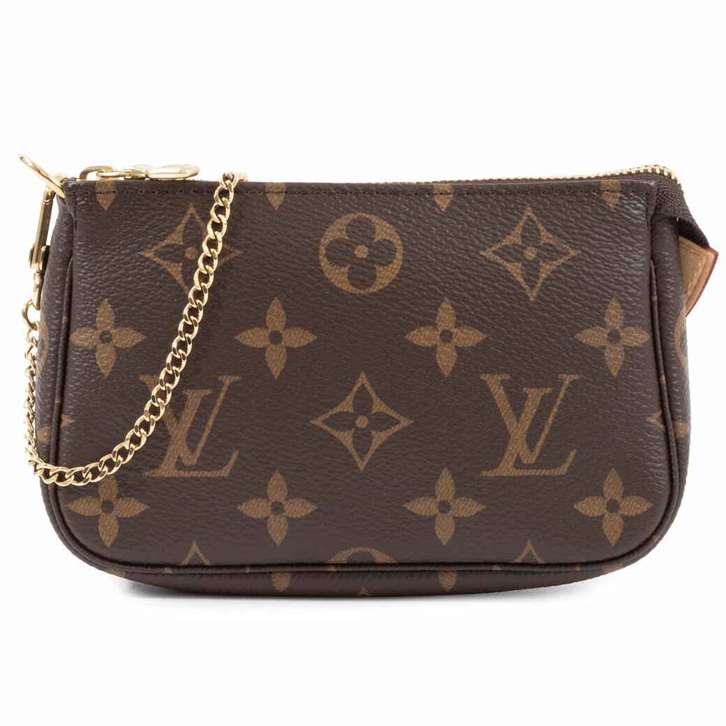 乐天商城 - ルイヴィトン LOUIS VUITTON バッグ 中古 ミニ ポシェット アクセソワール M58009 モノグラム ブラウン 小さめ