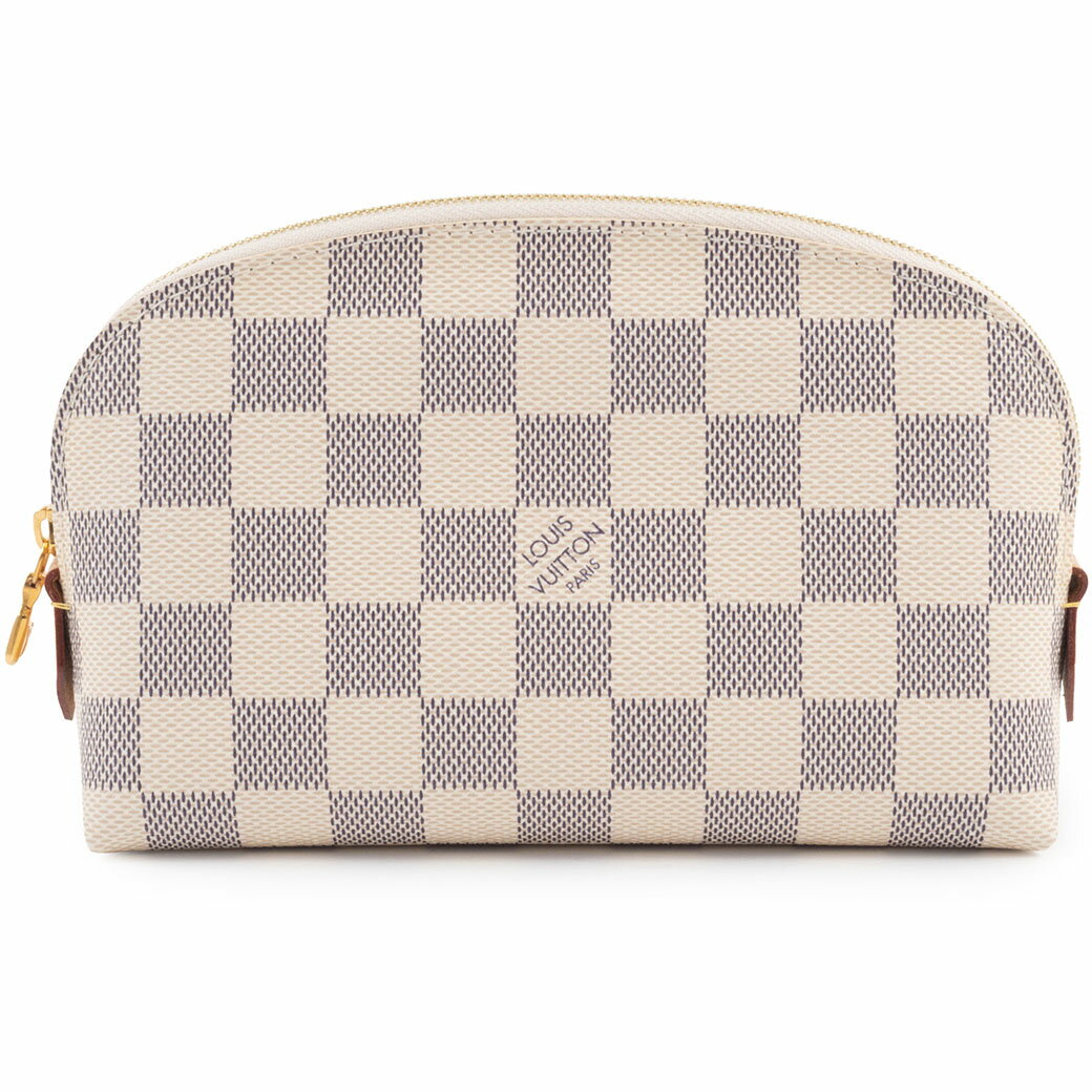 乐天商城 - ルイヴィトン LOUIS VUITTON ポーチ 小物入れ 中古 ポシェット・コスメティック ポーチ N60024 ダミエ アズール キャンバス 母の日 ギフト プレゼント