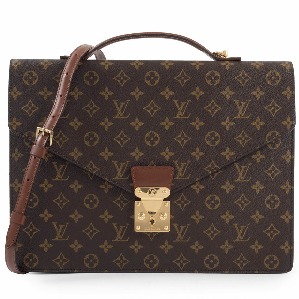 樂天商城 - ルイヴィトン LOUIS VUITTON バッグ 中古 メンズ ポルトドキュマン バンドリエール ビジネスバッグ M53338 モノグラム A4 収納 中古