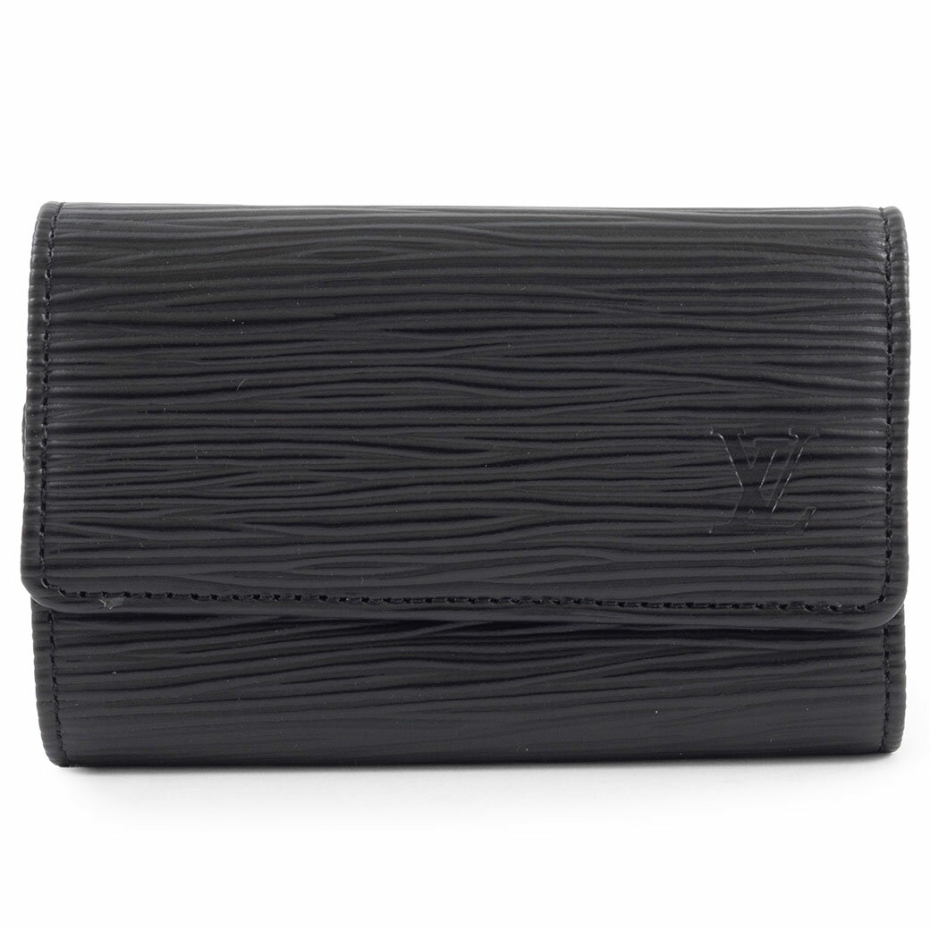 乐天商城 - ルイヴィトン LOUIS VUITTON キーケース 中古 ミュルティクレ6 エピ M63812 ブラック メンズ 6連 コンパクト 母の日 ギフト プレゼント