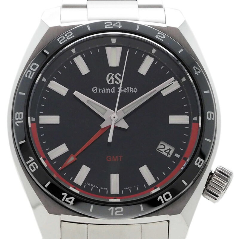 グランドセイコー Grand Seiko 腕時計 メンズ クオーツ スポーツコレクション GMT SS 40mm 9FQZ GS シルバー 中古 SBGN019 9F86-0AJ0