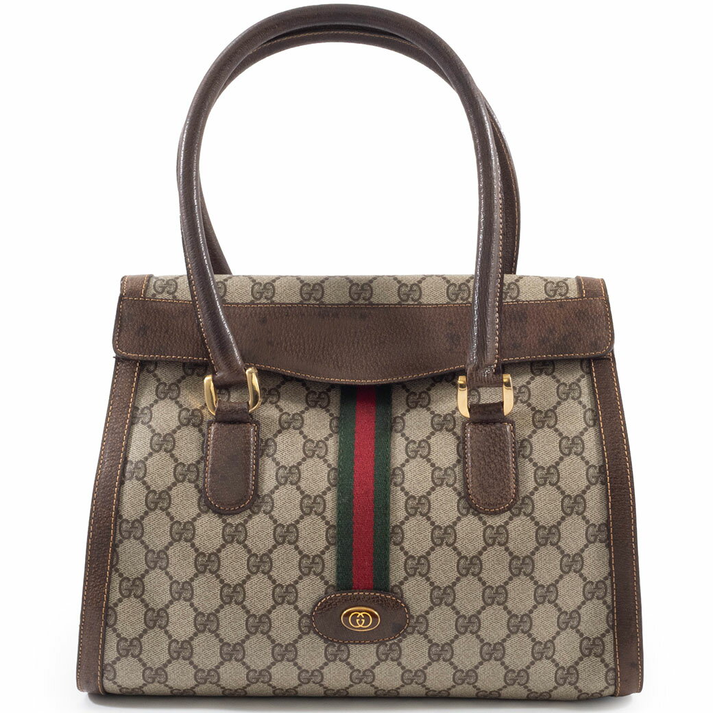 gucci///////////////\\\\\\\\\\\\\\\\\\\\\\\\\\\\\\\\\\\\\\\\\\\\\\\\\\\\\\\\\\\\\\\' - グッチ GUCCI バッグ 中古 オールドグッチ インターロッキング ハンドバッグ ベージュ ブラウン シェリーライン