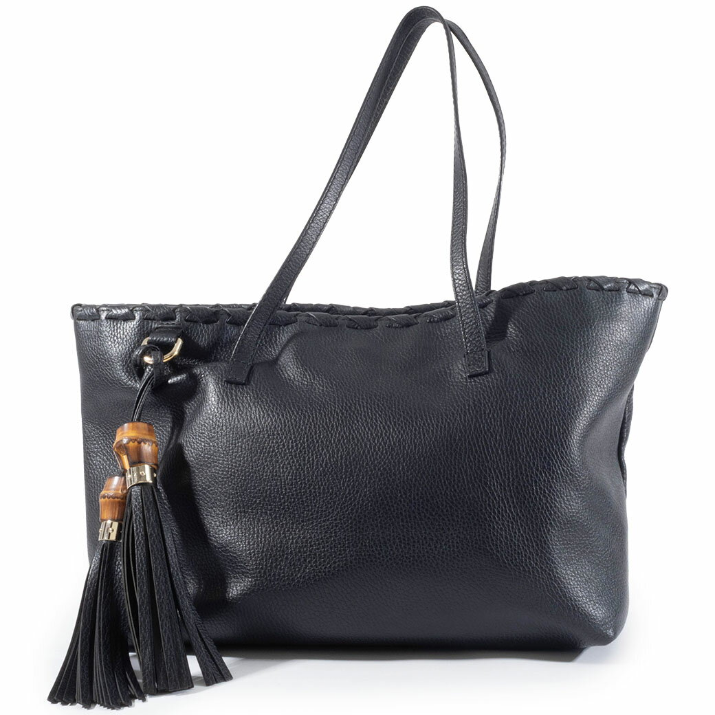gucci///////////////\\\\\\\\\\\\\\\\\\\\\\\\\\\\\\\\\\\\\\\\\\\\\\\\\\\\\\\\\\\\\\\' - グッチ GUCCI トートバッグ 中古 レザー 354665 レザー ブラック 黒 バンブータッセル フリンジ