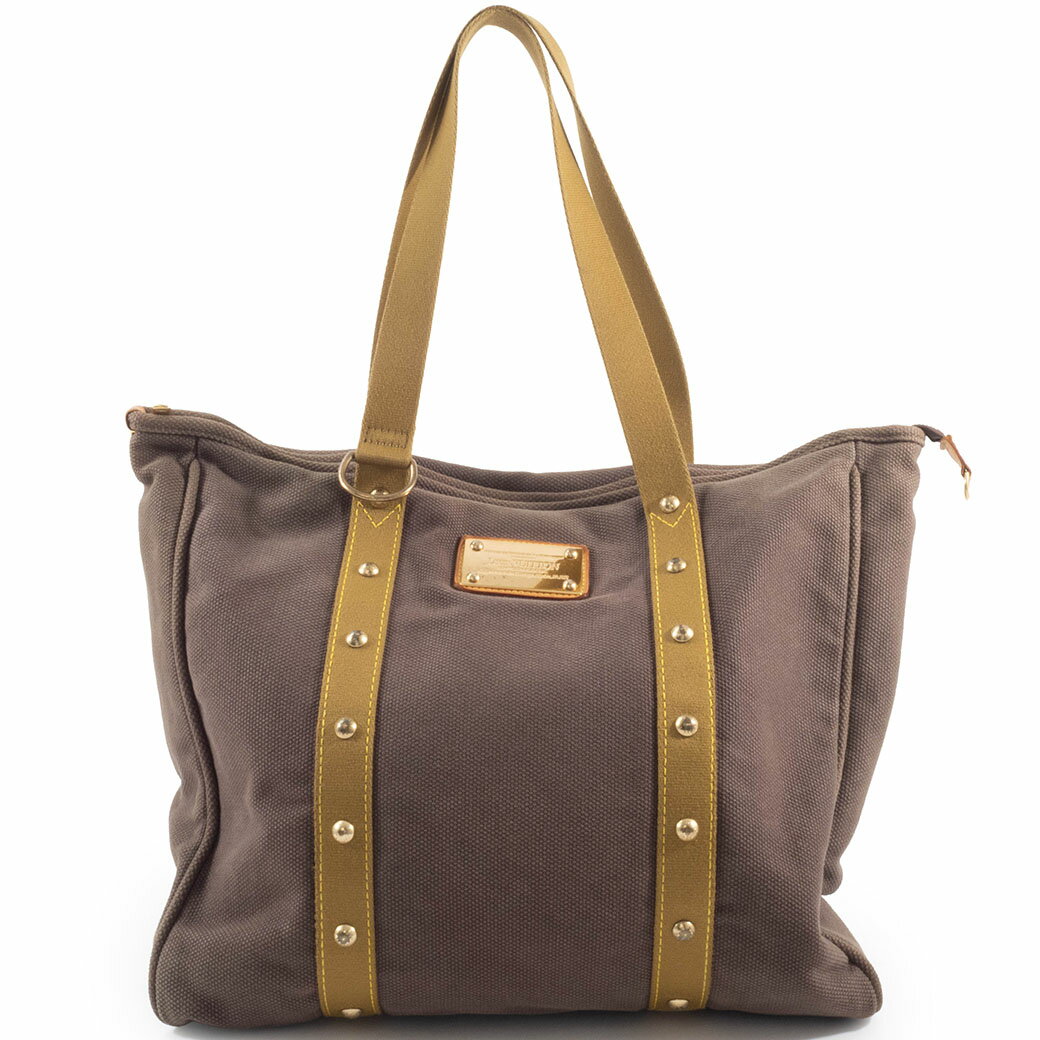 乐天商城 - ルイヴィトン LOUIS VUITTON バッグ 中古 トートバッグ アンティグア カバGM M40083 ブラウン 大きめ
