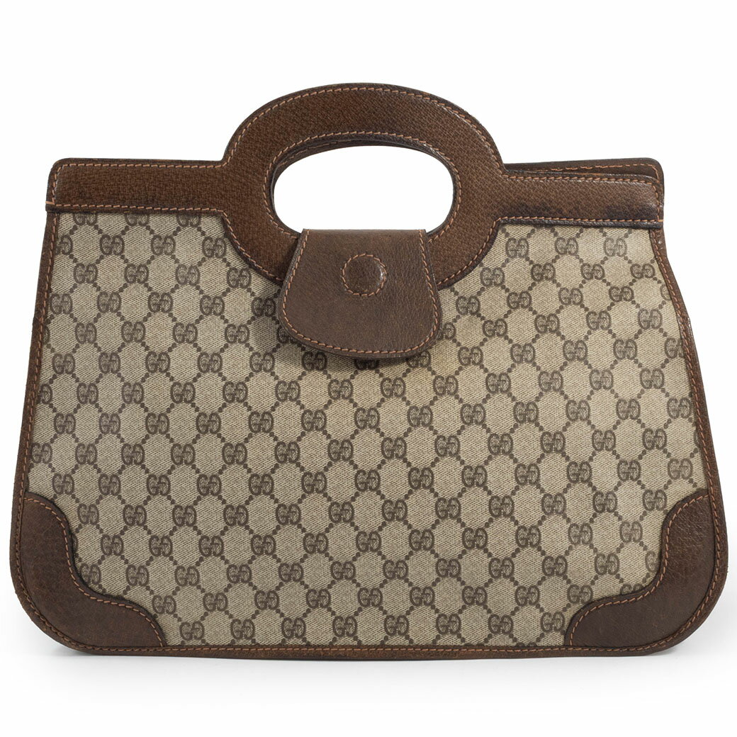 gucci///////////////\\\\\\\\\\\\\\\\\\\\\\\\\\\\\\\\\\\\\\\\\\\\\\\\\\\\\\\\\\\\\\\' - グッチ GUCCI トートバッグ 中古 オールドグッチ ハンドバッグ GGスプリーム ベージュ ブラウン ヴィンテージ