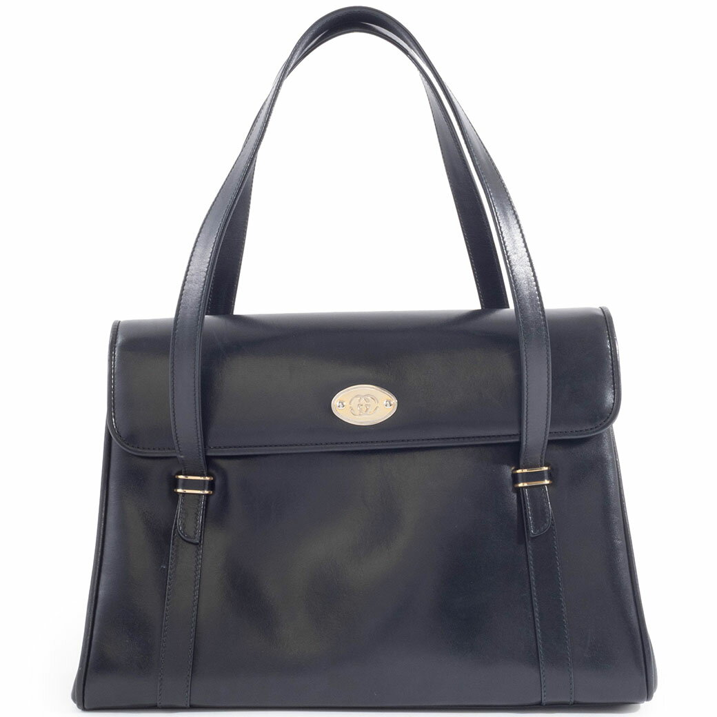 gucci///////////////\\\\\\\\\\\\\\\\\\\\\\\\\\\\\\\\\\\\\\\\\\\\\\\\\\\\\\\\\\\\\\\' - グッチ GUCCI トートバッグ 中古 ショルダーバッグ フラップ レザー ブラック ヴィンテージ オールドグッチ