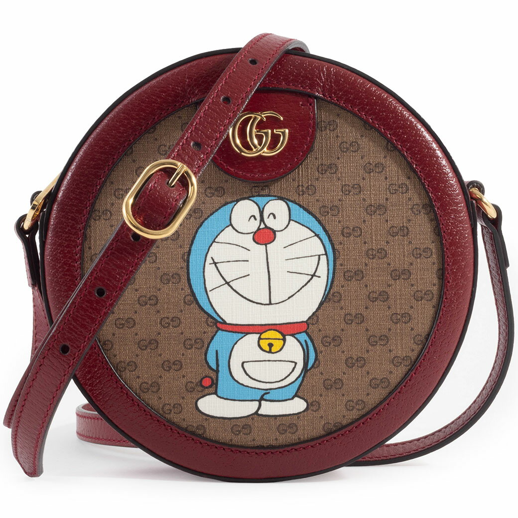 gucci///////////////\\\\\\\\\\\\\\\\\\\\\\\\\\\\\\\\\\\\\\\\\\\\\\\\\\\\\\\\\\\\\\\' - グッチ GUCCI × ドラえもん ショルダーバッグ 625216 GGスプリーム レザー レッド ベージュ サークル ミニ 母の日 ギフト プレゼント