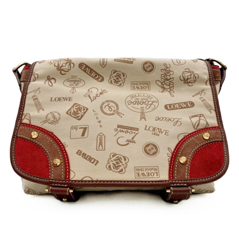 樂天商城 - ロエベ LOEWE バッグ 中古 ショルダーバッグ レディース 290608 ベージュ ブラウン