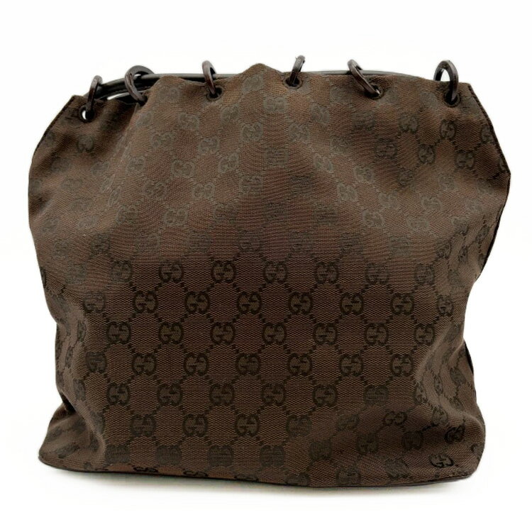 乐天商城 - グッチ GUCCI バッグ 中古 ショルダーバッグ レディース GGキャンバス 90644 ブラウン 巾着