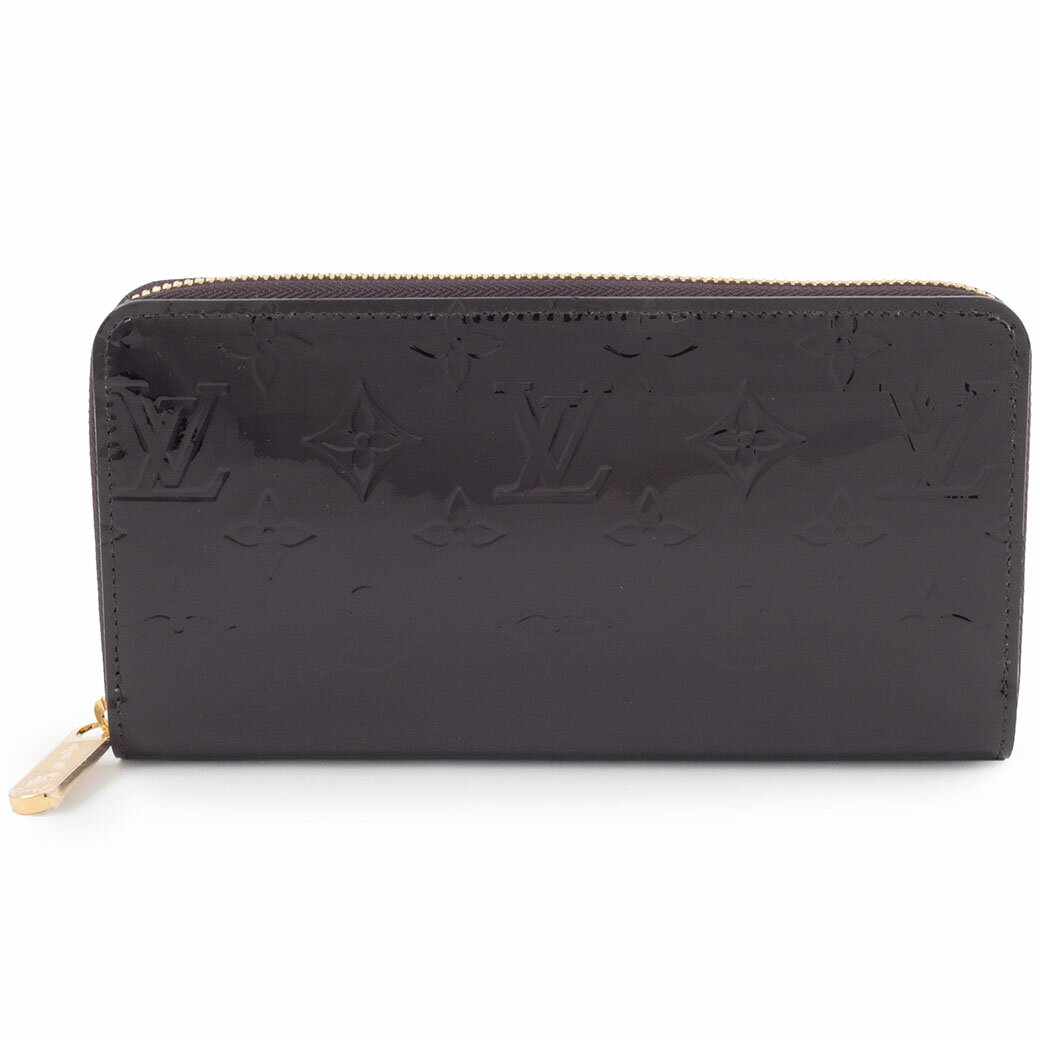 樂天商城 - ルイヴィトン LOUIS VUITTON ジッピーウォレット 長財布 M90416 モノグラム ヴェルニ アマラント ラウンドファスナー 財布
