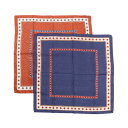 【SUMMER SALE ~7/20】 ROSI COLLECTION ロージコレクション スカーフ TOKYO メンズ 幾何柄 コットン シルク混 イタリア製 並行輸入品 ラッピング無料 送料無料 28431