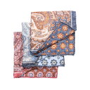 ROSI COLLECTION ロージコレクション ポケットチーフ EASY メンズ ペイズリー シルク リバーシブル イタリア製 並行輸入品 ラッピング無料 ...