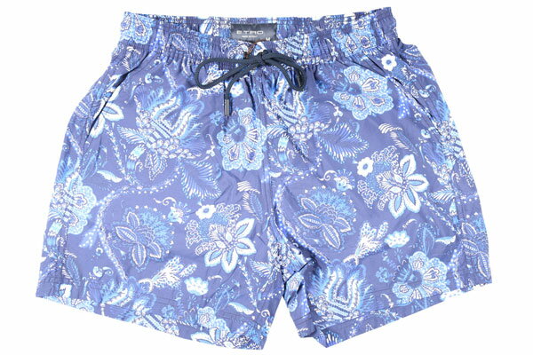【お買い物マラソン】 ETRO エトロ 水着 1B100 メンズ 花柄 ナイロン イタリア製 並行輸入品 ラッピング無料 送料無料 23027