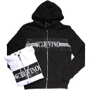 SCERVINO Street シェルヴィーノ ストリート パーカ FSU010 メンズ ロゴ コットン イタリア製 並行輸入品 ラッピング無料 送料無料 26873 uts2410