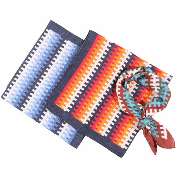 ROSI COLLECTION ロージコレクション スカーフ Tokyo メンズ コットン シルク混 イタリア製 並行輸入品..