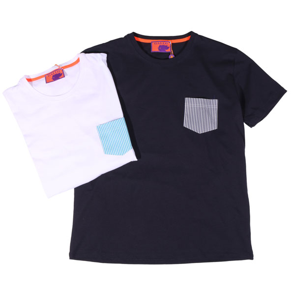 Rakuten - GALLO ガロ Uネック半袖Tシャツ AP514844 コットン 並行輸入品 ラッピング無料 送料無料 33163