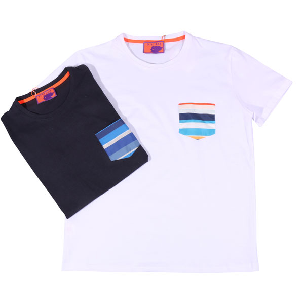 Rakuten - GALLO ガロ Uネック半袖Tシャツ AP511941 コットン 並行輸入品 ラッピング無料 送料無料 33169