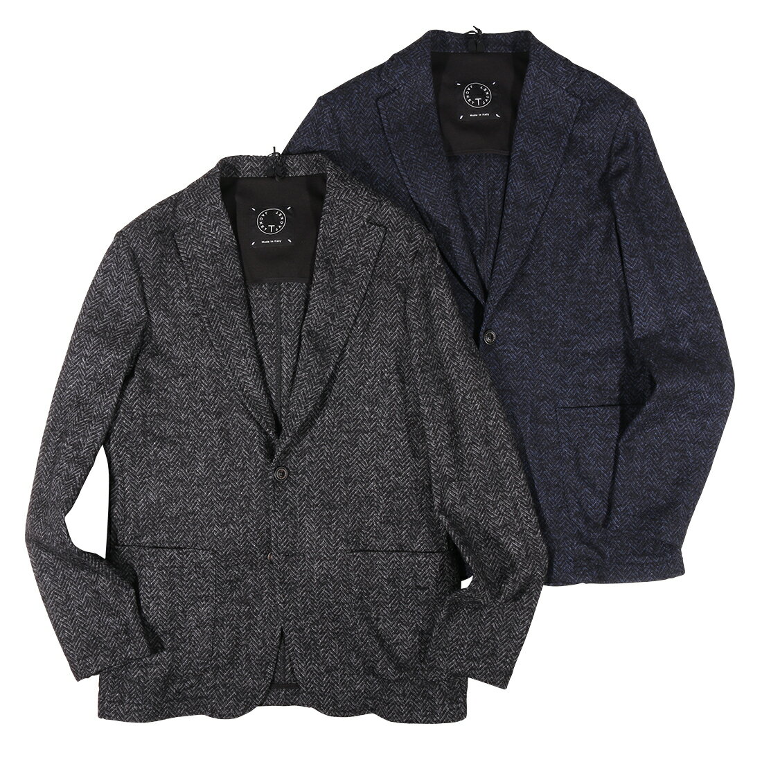 Rakuten - T jacket ティージャケット ジャケット 51G419JR ヘリンボーン ウール 並行輸入品 ラッピング無料 送料無料 34713