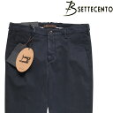 B SETTECENTO ビーセッテチェント コットンパンツ MH7204029 メンズ ネイビー 紺 コットン ズボン 並行輸入品 ラッピング無料 送料無料 18269 uts2420