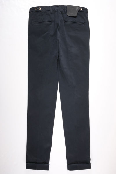 B SETTECENTO ビーセッテチェント コットンパンツ MH7204029 メンズ ネイビー 紺 コットン ズボン 並行輸入品 ラッピング無料 送料無料 18269 uts2420