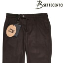 B SETTECENTO ビーセッテチェント スラックス JR7064444 メンズ 秋冬 ブラウン 茶 ウール ズボン 並行輸入品 ラッピング無料 送料無料 18301br uts2420