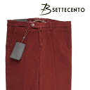 B SETTECENTO ビーセッテチェント パンツ 6008 メンズ 秋冬 レッド 赤 コットン ズボン イタリア製 並行輸入品 ラッピング無料 送料無料 21322wn uts2410