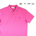 エトロ ポロシャツ メンズ ETRO エトロ 半袖ポロシャツ 1Y140-650 メンズ ピンク コットン トップス イタリア製 並行輸入品 ラッピング無料 送料無料 23063pk uts2410